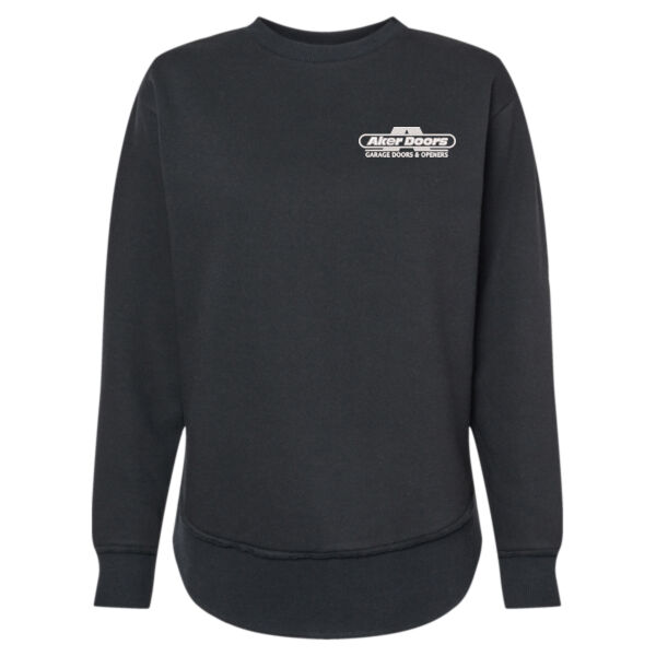 LAT Women's Weekend Fleece Crewneck Sweatshirt - Embroidered Logo Thumbnail