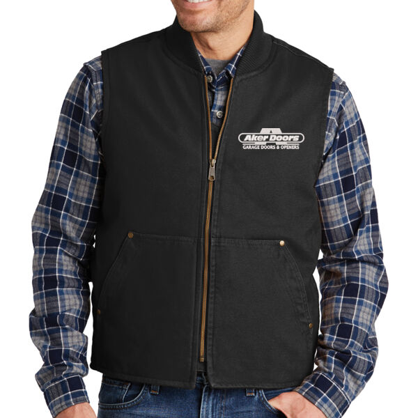 CornerStone Washed Duck Cloth Vest - Embroidered Logo Thumbnail