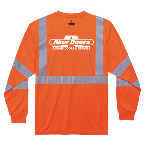 GloWear Hi-Vis Long Sleeve T-Shirt - Type R, Class 3 - Printed Logo Thumbnail