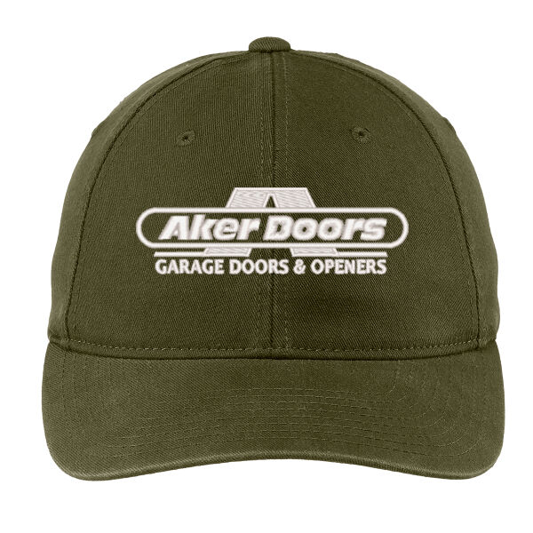 Port Authority Flexfit Garment Washed Cap - Embroidered Logo Thumbnail