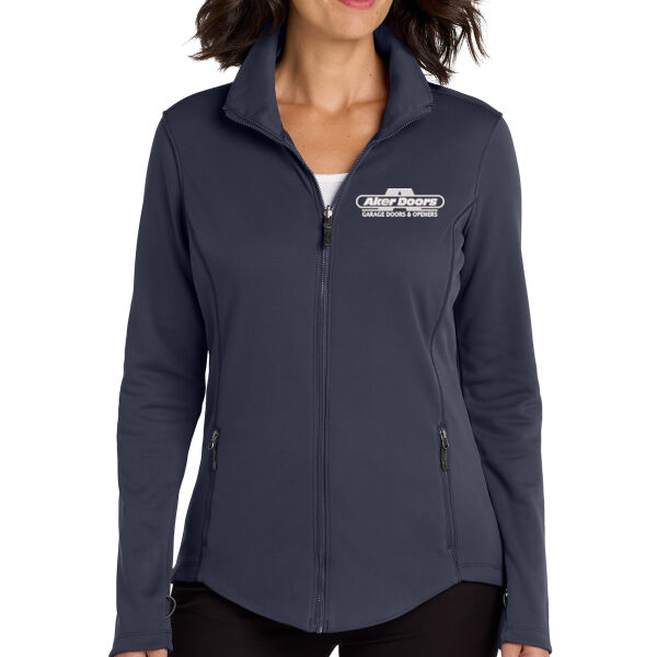 Port Authority Womens Collective Smooth Fleece Jacket - Embroidered Logo Thumbnail
